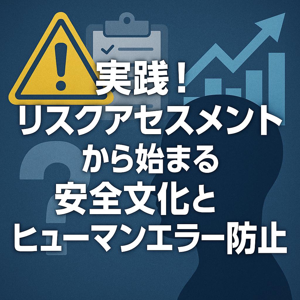 実践！リスクアセスメントから始まる安全文化とヒューマンエラー防止