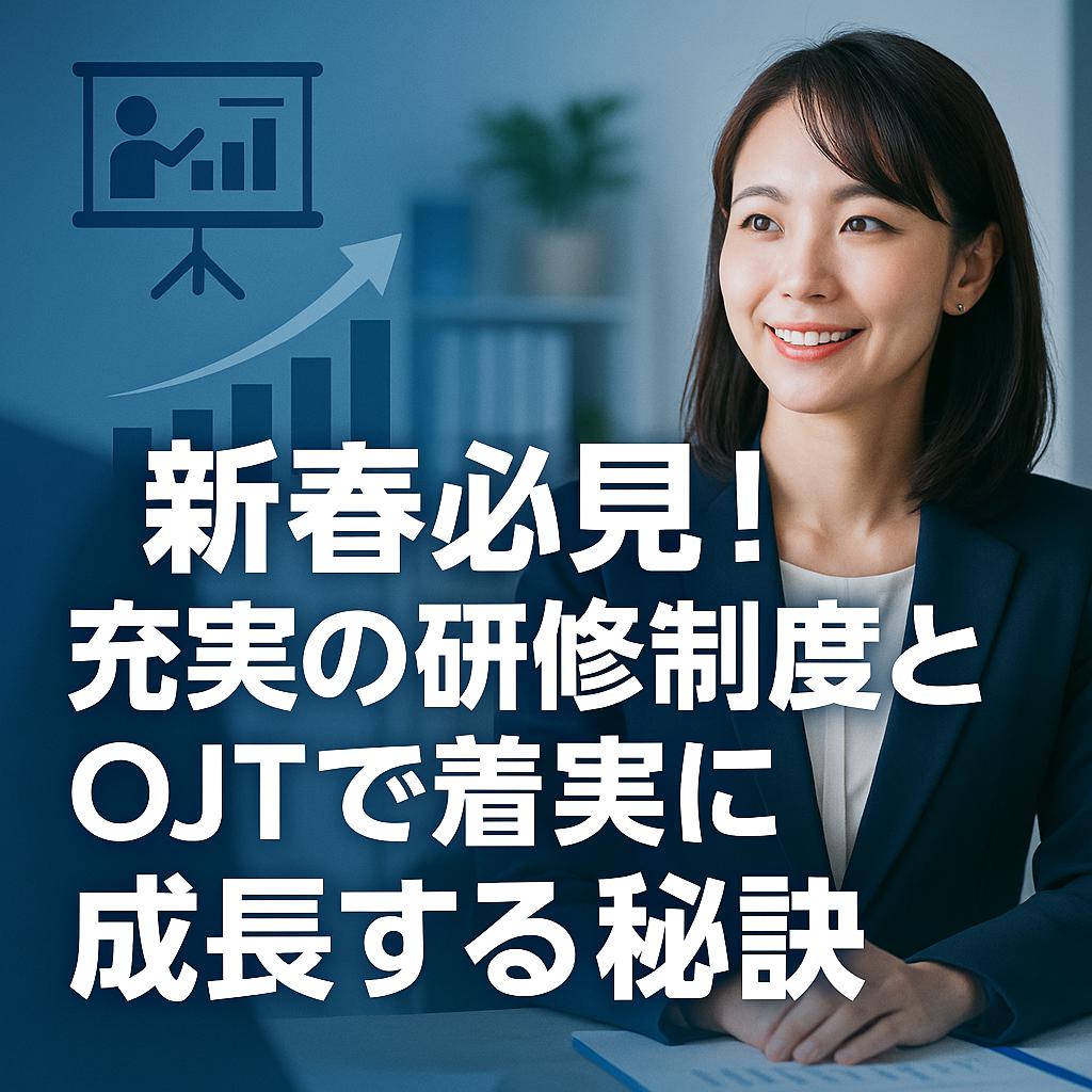 新卒必見！充実の研修制度とOJTで着実に成長する秘訣