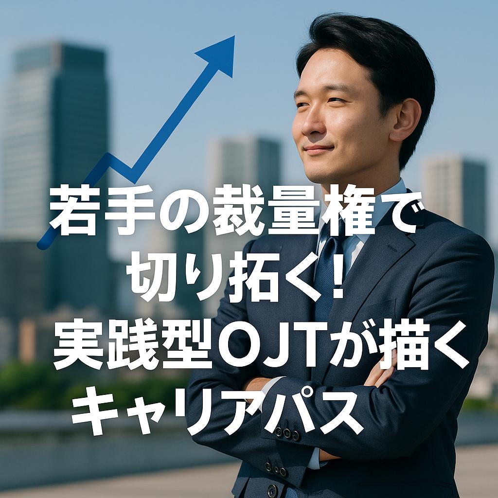 若手の裁量権で切り拓く！実践型OJTが描くキャリアパス