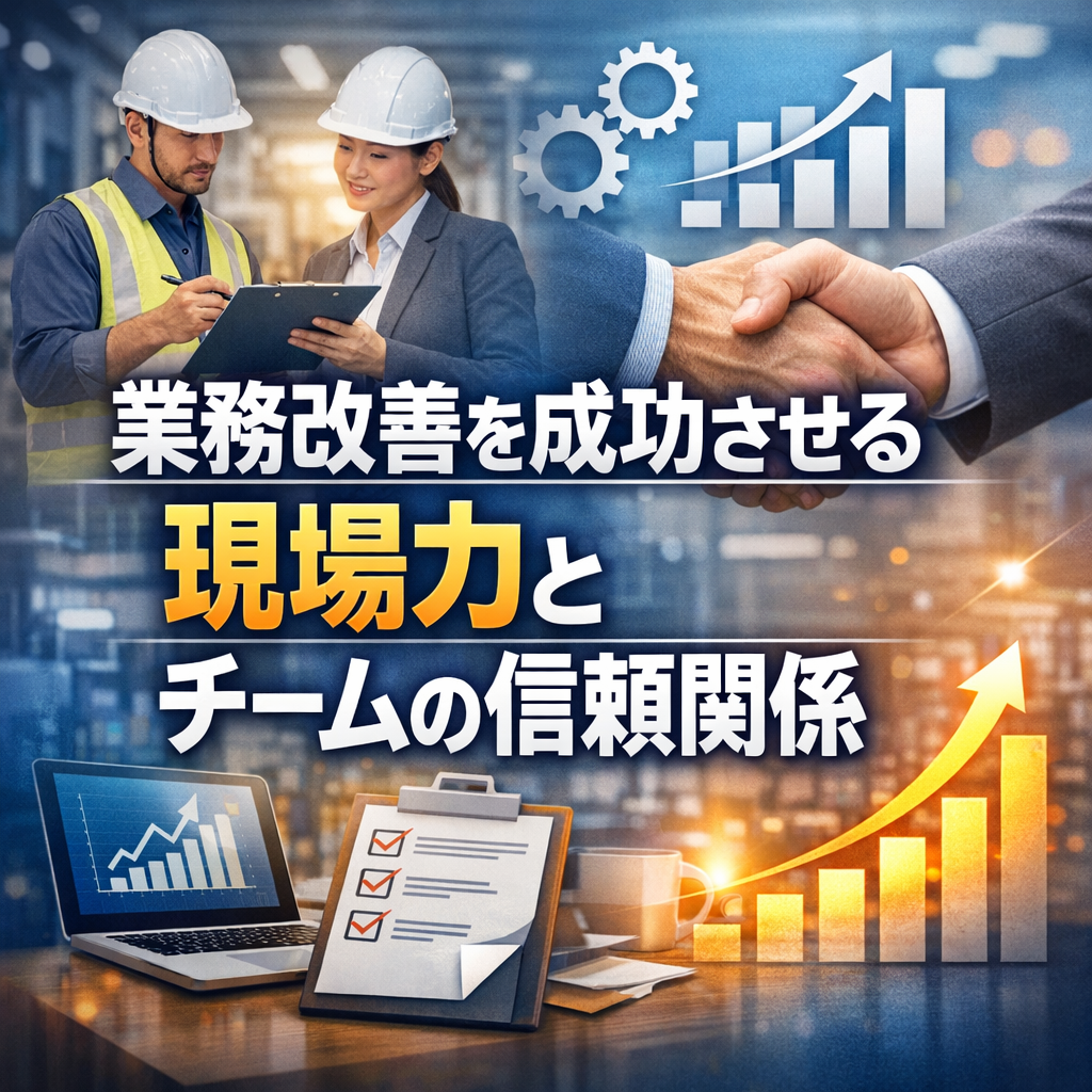 業務改善を成功させる現場力とチームの信頼関係