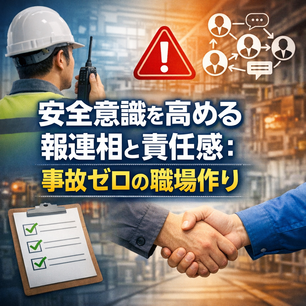 安全意識を高める報連相と責任感：事故ゼロの職場作り