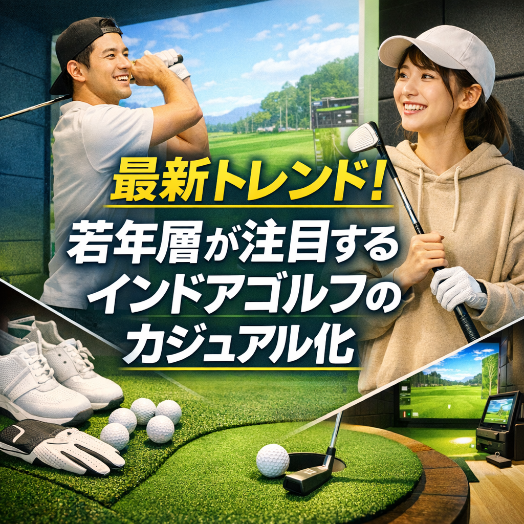 最新トレンド！若年層が注目するインドアゴルフのカジュアル化