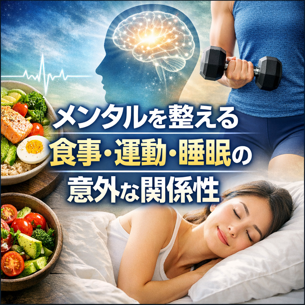 メンタルを整える食事・運動・睡眠の意外な関係性