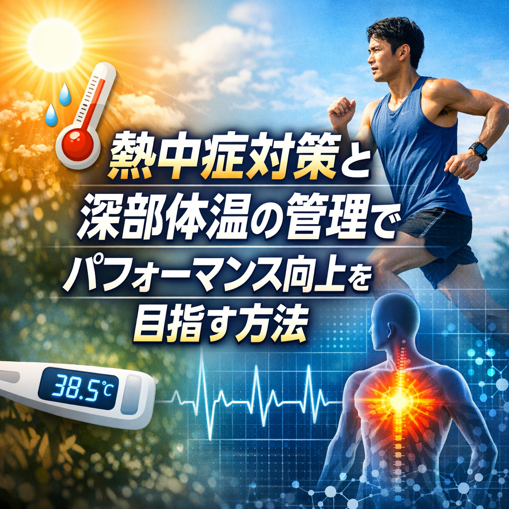 熱中症対策と深部体温の管理でパフォーマンス向上を目指す方法